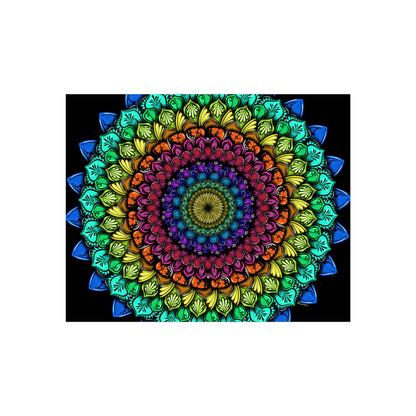 Colorful Details Mandala Art Print