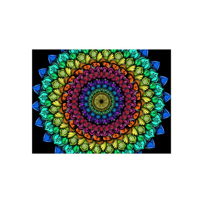 Colorful Details Mandala Art Print