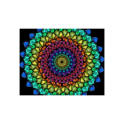 Colorful Details Mandala Art Print