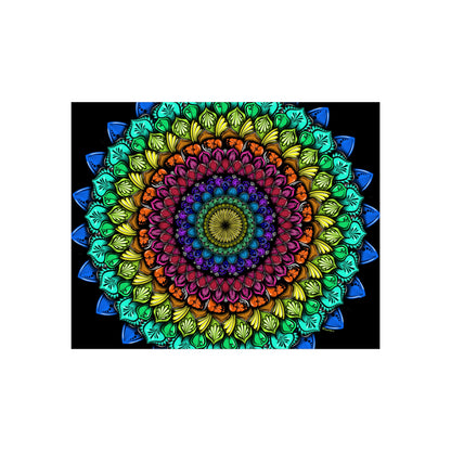 Colorful Details Mandala Art Print