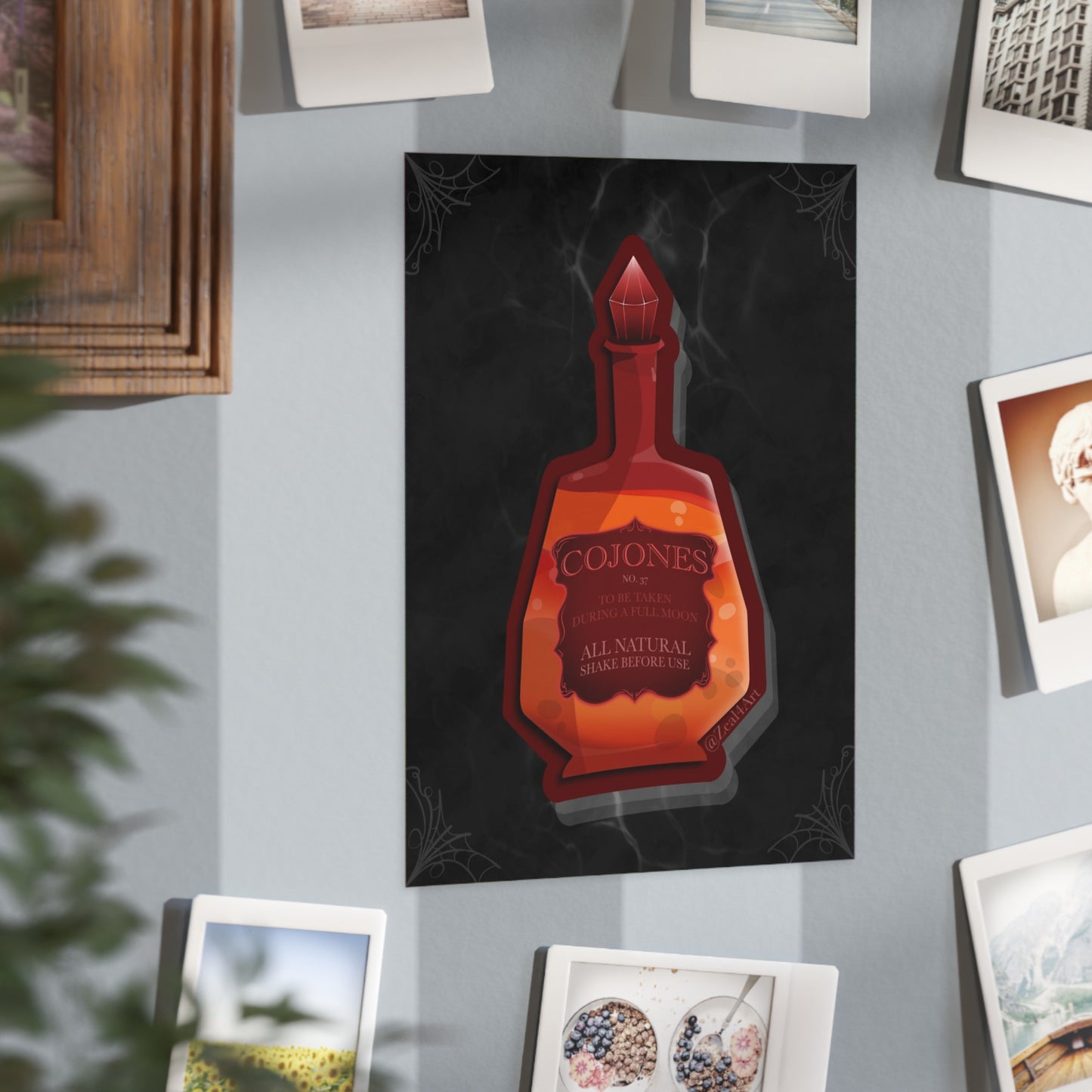 Cojones Potion Art Print 5x7