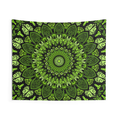 Detailed Green Mandala