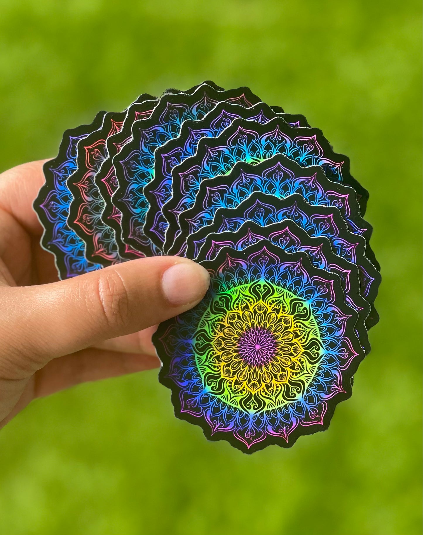 Holographic Mini Color Mandala