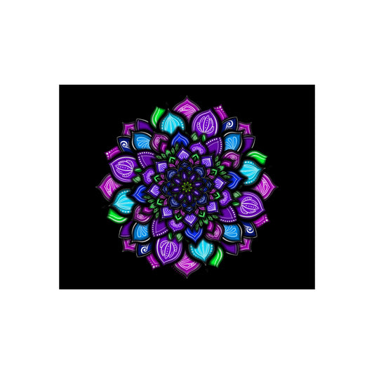 Purple Mandala Art Print