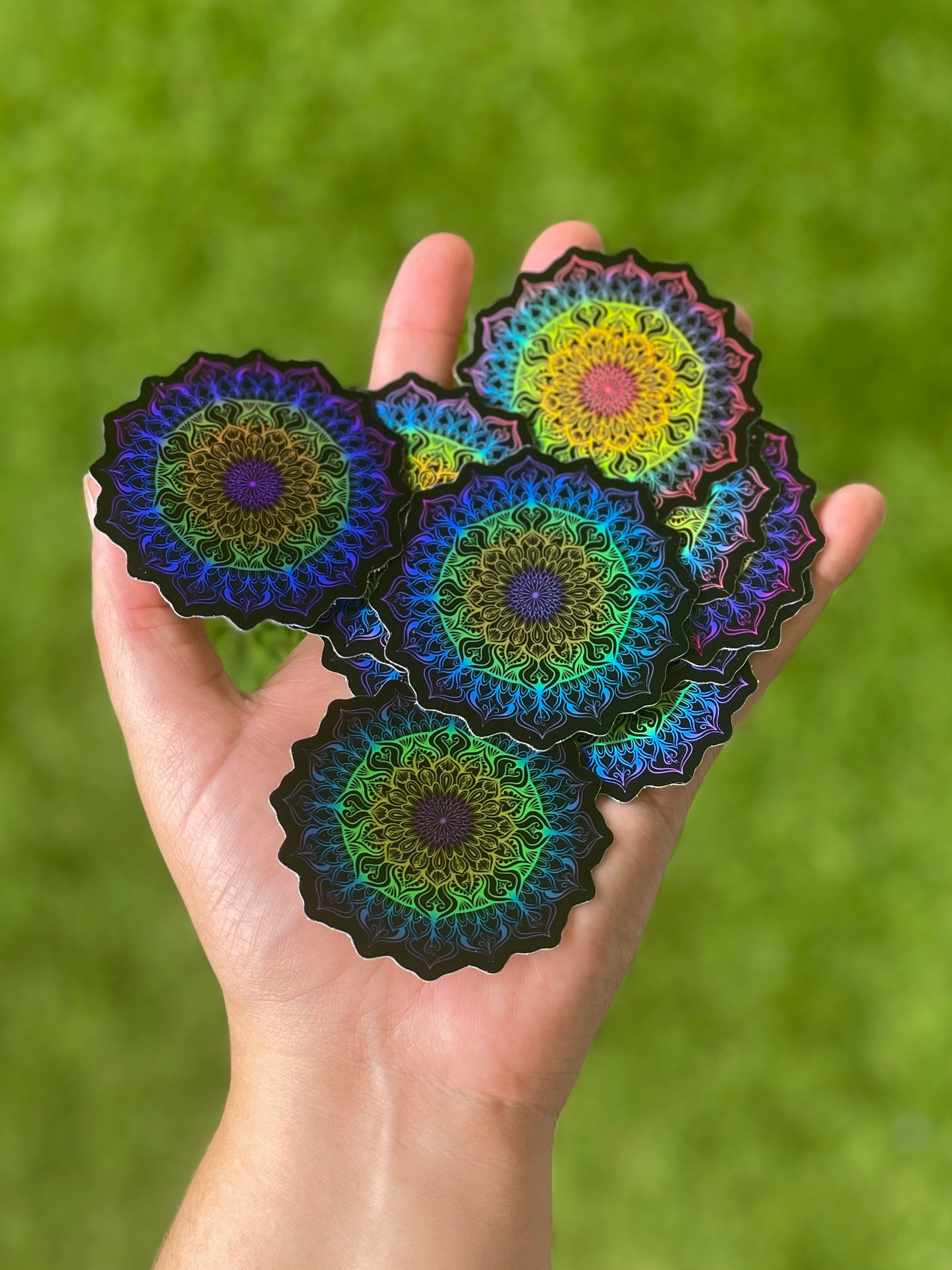 Holographic Mini Color Mandala