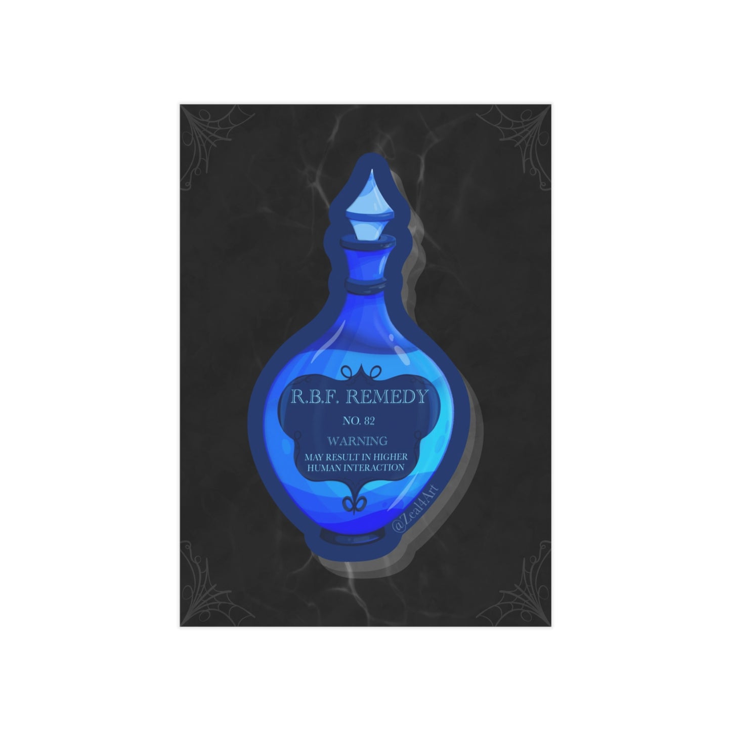 R.B.F. Remedy Potion Art Print 5x7