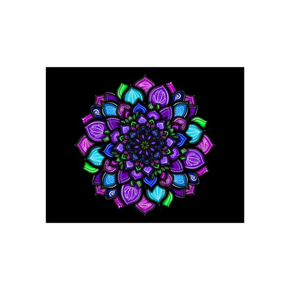 Purple Mandala Art Print