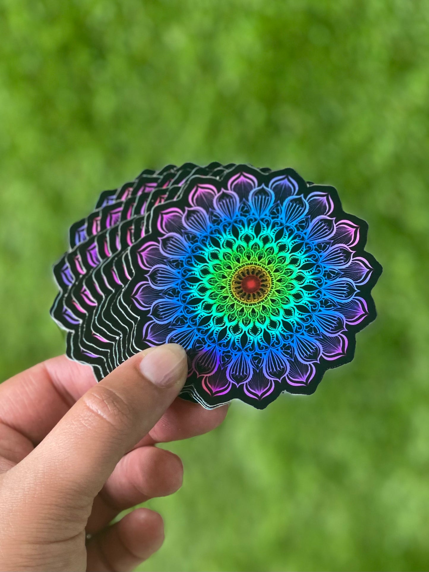 Holographic Bright Mandala