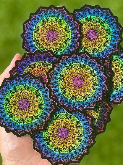 Holographic Mini Color Mandala