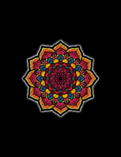 Neon and Bright Mandala